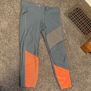 Under Armour Charcoal and Coral Leggings